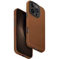 Θήκη iPhone 16 Pro Uniq Lyden Ανθεκτική με MagSafe από Premium Vegan Δέρμα & Μεταλλικό Πλαίσιο Κάμερας - Caramel (UNIQ-IP6.3P(2024)-LYDMCML)