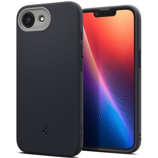 Θήκη iPhone 17e / 16e Spigen Nano Pop MagFit Σιλικόνης με MagSafe - Black Sesame (ACS09155)