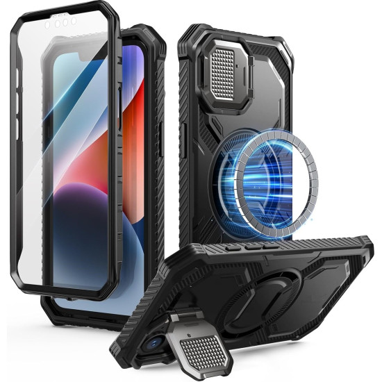 Θήκη iPhone 17e / 16e Supcase i-Blason Armorbox Mag Ανθεκτική με MagSafe & Μεταλλικό Κάλυμμα για την Κάμερα - Black (843439157026)