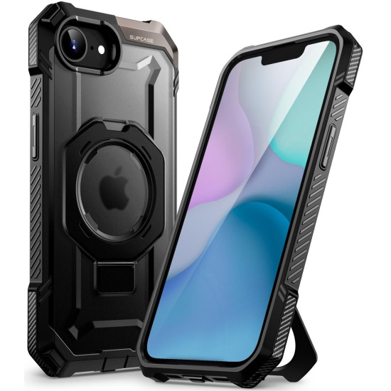 Θήκη iPhone 17e / 16e Supcase Unicorn Beetle Grip Mag Ανθεκτική με MagSafe & KickStand - Black (843439157118)
