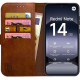 Θήκη Xiaomi Redmi Note 14 5G Rosso Element PU Πορτοφόλι - Brown (8719246468520)