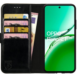 Θήκη Oppo Reno12 F 5G / 12 F 4G / 12 FS 5G / 12 FS 4G Rosso Element PU Πορτοφόλι - Black (8719246463075)