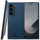 Θήκη Samsung Galaxy Z Fold6 Nekit Fiber Σκληρή με MagSafe Aramid Fiber 1mm 1500D Kevlar - Blue (8719246469688)