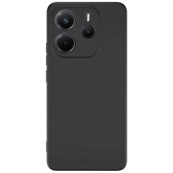 Θήκη Xiaomi Redmi Note 14 5G Spacecase Silicone Case Σιλικόνης - Black (5905719117085)