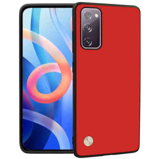 Θήκη Samsung Galaxy S20 FE Bodycell Vegan Cover Σκληρή - Red (5206015077081)