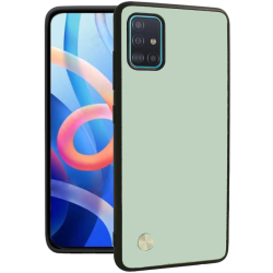 Θήκη Samsung Galaxy A51 Bodycell Vegan Cover Σκληρή - Light Green (5206015076794)
