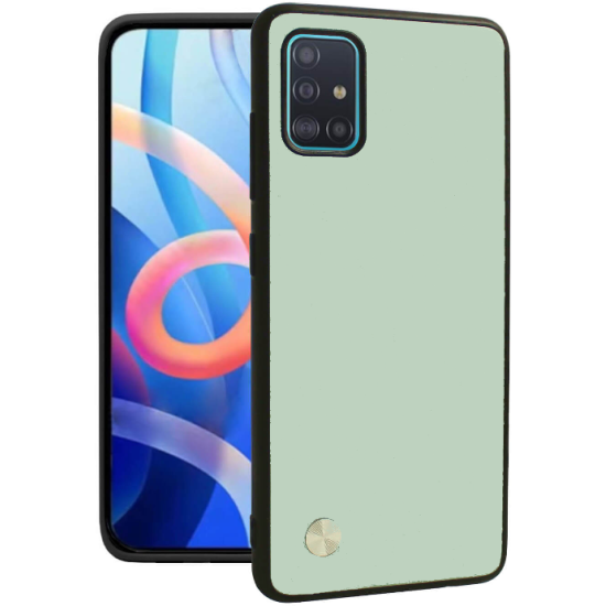 Θήκη Samsung Galaxy A51 Bodycell Vegan Cover Σκληρή - Light Green (5206015076794)