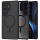 Θήκη Samsung Galaxy S25 Ultra Spacecase Hybrid MagSafe Σκληρή Ημιδιάφανη με MagSafe - Black (5905719114749)