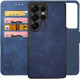 Θήκη Samsung Galaxy S25 Ultra Rosso Element 2 in 1 PU Πορτοφόλι - Blue (8719246463341)