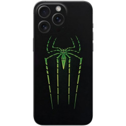Αυτοκόλλητο Skin Προστασίας Πλάτης iPhone Gams Premium Vinyl Skin Back Plate Φωσφορίζον - Luminus Spider (GAMS-VNL-SKIN-LMSD-001)