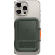Universal Θήκη Spigen Lock Fit MagFit Card Holder / Wallet MagSafe Πορτοφόλι για Κάρτες - Military Green (AFA08528)
