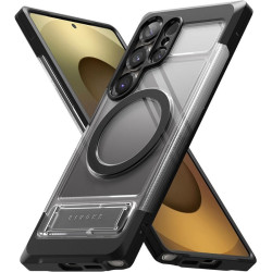 Θήκη Samsung Galaxy S25 Ultra Ringke UX Magnetic Σκληρή με MagSafe & KickStand - Smoke Black (8800293851684)