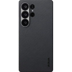Θήκη Samsung Galaxy S25 Ultra Pitaka Ultra-Slim MagEZ Case 6 Aramid Fiber Body με MagSafe 1.00mm 600D - Black / Grey / Twill (KS2501U)