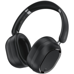 Bluetooth Ακουστικά Recci REP-W79 Wireless Ασύρματα Κεφαλής με Τεχνολογία ANC Ακύρωσης Θορύβου - Black (6955482532812)