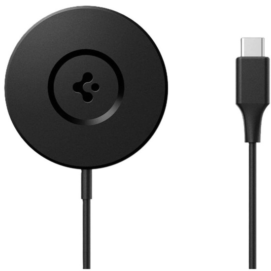 Ασύρματος Φορτιστής Spigen PF2101 ArcField MagFit Μαγνητική Βάση MagSafe για iPhone / AirPods 7.5W - Black (ACH04238)