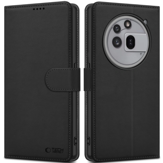 Θήκη Nothing Phone 3a Pro Tech-Protect Wallet Πορτοφόλι - Matte Black (5906302363216)