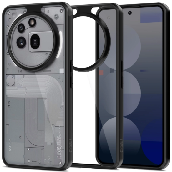 Θήκη Nothing Phone 3a Pro Tech-Protect MagMat Σκληρή Διάφανη - Black / Clear (5906302362998)