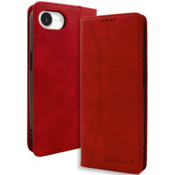 Θήκη iPhone 17e / 16e Bodycell Book Case Πορτοφόλι - Red (5206015079870)