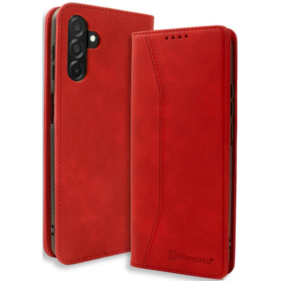 Θήκη Samsung Galaxy A26 Bodycell Book Case Πορτοφόλι - Red (5206015080456)