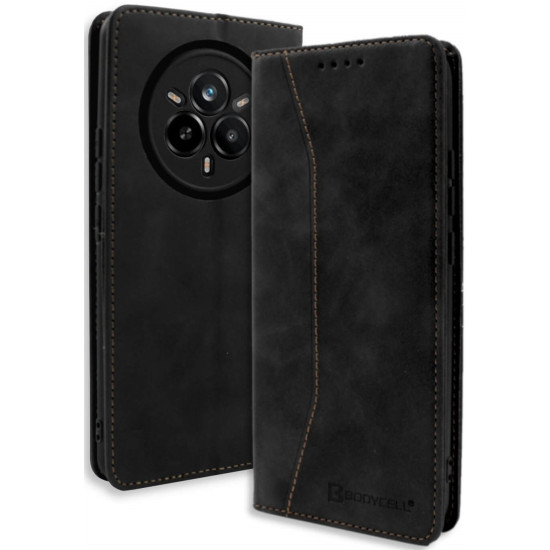 Θήκη Realme 14 Pro Bodycell Book Case Πορτοφόλι - Black (5206015080005)