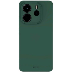Θήκη Xiaomi Redmi Note 14 5G Spacecase Silicone Case Σιλικόνης - Dark Green (5905719117092)
