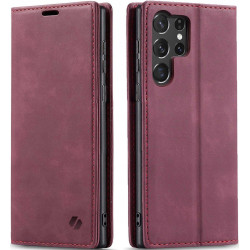 Θήκη Samsung Galaxy S25 Ultra Spacecase Wallet Πορτοφόλι - Red (5905719114718)