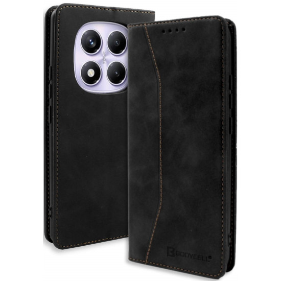 Θήκη Xiaomi Redmi Note 14 Pro 4G Bodycell Book Case Πορτοφόλι - Black (5206015080678)