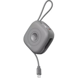PowerBank Veger W1185 MagCore 3in1 με Ασύρματη Φόρτιση MagSafe 15W / 1 x Type-C / 1 x Καλώδιο Type-C / 1 x Καλώδιο Lightning 10.000mAh - Grey (6977525750359)