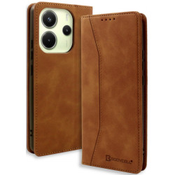 Θήκη Xiaomi Redmi Note 14 4G Bodycell Book Case Πορτοφόλι - Brown (5206015080623)