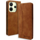 Θήκη Xiaomi Redmi Note 14 5G Bodycell Book Case Πορτοφόλι - Brown (5206015080654)
