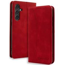 Θήκη Samsung Galaxy S25 Bodycell Book Case Πορτοφόλι - Red (5206015080548)
