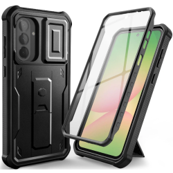 Θήκη Samsung Galaxy A56 Tech-Protect Kevlar Cam Plus Full Body 360° Ανθεκτική με Κάλυμμα για την Κάμερα - Black (5906302360833)