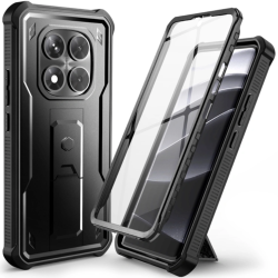 Θήκη Xiaomi Redmi Note 14 Pro 5G / Poco X7 Tech-Protect Kevlar Pro Full Body 360° Ανθεκτική - Black (5906302361397)