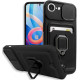 Θήκη iPhone 17e / 16e Bodycell Multifunction με Λουράκι Λαιμού / Κάλυμμα Κάμερας / Ring Holder & Υποδοχή Κάρτας - Black (5206015081453)