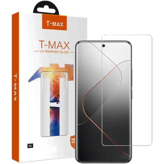 Tempered Glass Xiaomi Redmi Note 14 Pro Plus 5G T-MAX Liquid Full Glue 3D Σύστημα Προστασίας Οθόνης (5206015081941)