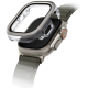 Θήκη Apple Watch Ultra 3 / Ultra 2 / Ultra 1 49mm Uniq Voute με Tempered Glass - Titanium Silver (UNIQ-49MM-VOUTSIL)