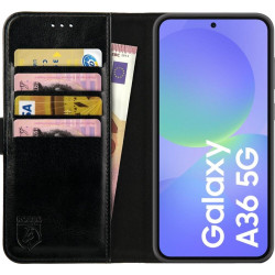 Θήκη Samsung Galaxy A36 Rosso Element PU Πορτοφόλι - Black (8719246468438)