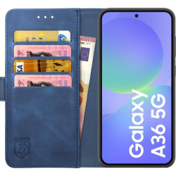 Θήκη Samsung Galaxy A36 Rosso Element PU Πορτοφόλι - Blue (8719246468452)