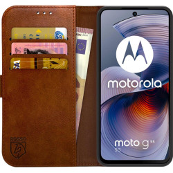 Θήκη Motorola Moto G55 Rosso Element PU Πορτοφόλι - Brown (8719246465833)