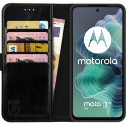 Θήκη Motorola Moto G35 Rosso Element PU Πορτοφόλι - Black (8719246465802)