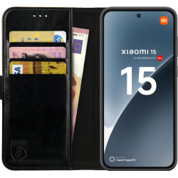 Θήκη Xiaomi 15 Rosso Element PU Πορτοφόλι - Black (8719246468476)