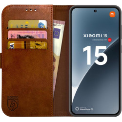 Θήκη Xiaomi 15 Rosso Element PU Πορτοφόλι - Brown (8719246468483)