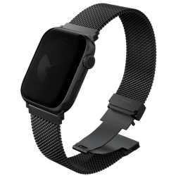 Λουράκι Apple Watch SE/11/10/9/8/7/6/5/4 (42/41/40mm) Uniq Dante Pro από Ανοξείδωτο Ατσάλι - Graphite Black (UNIQ-42MM-DANPGBLK)