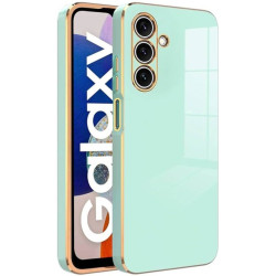 Θήκη Samsung Galaxy A16 Bodycell Gold Plated Σιλικόνης - Mint Green (5206015081347)