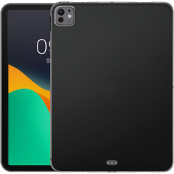 Θήκη iPad Pro 13" 2024 KW TPU Silicone Case Ημιδιάφανη Σιλικόνης - Black / Transparent (KWM000023TU002C)