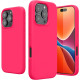 Θήκη iPhone 16 Pro Max KWmobile Soft Flexible Rubber Cover Σιλικόνης - Neon Pink (KWM000022TX002C)