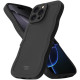 Θήκη iPhone 16 Pro HappyCase Wavy Σιλικόνης - Black (8719246471582)