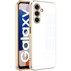 Θήκη Samsung Galaxy A26 Bodycell Gold Plated Σιλικόνης - White (5206015081408)