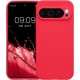 Θήκη Google Pixel 9 Pro KWmobile TPU Case with Camera Lens Protector Σιλικόνης με Πλαίσιο Κάμερας - Neon Pink (KWM000020PH006C)