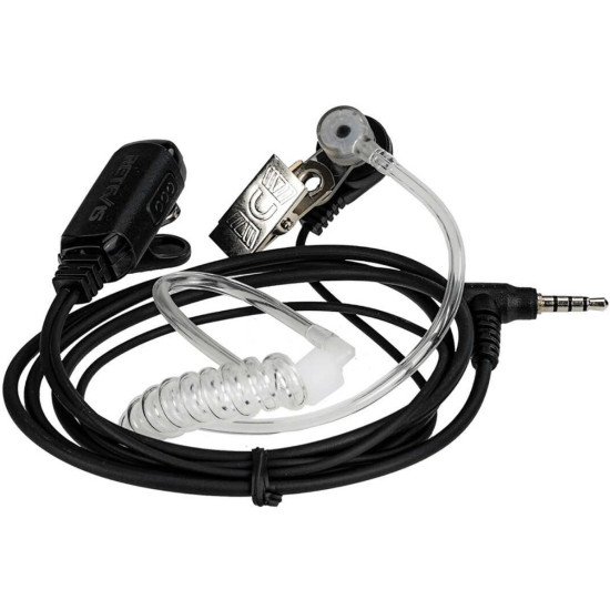 Μικρόφωνο Ακουστικό Retevis EAY001 G-Hook Earpiece Μονό με Κρυφό Βύσμα 3.5mm Jack για τον Πομποδέκτη B63S - Transparent (C9250A)